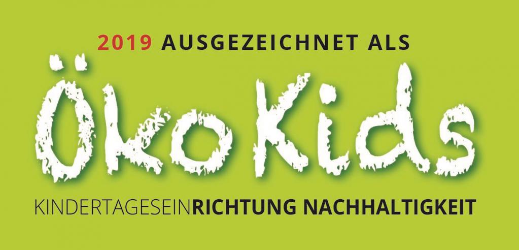 Öko_Kids-Auszeichnung 2019 für die Kindergartengruppe im Kinderhaus SPIEL MIT UNS