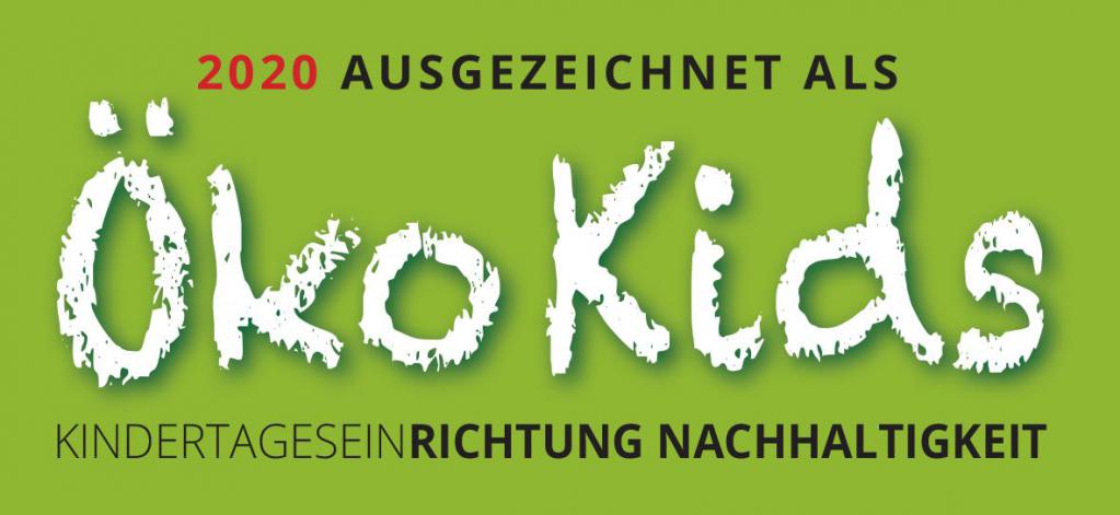 Öko_Kids-Auszeichnung 2020 für die Kindergartengruppe im Kinderhaus SPIEL MIT UNS